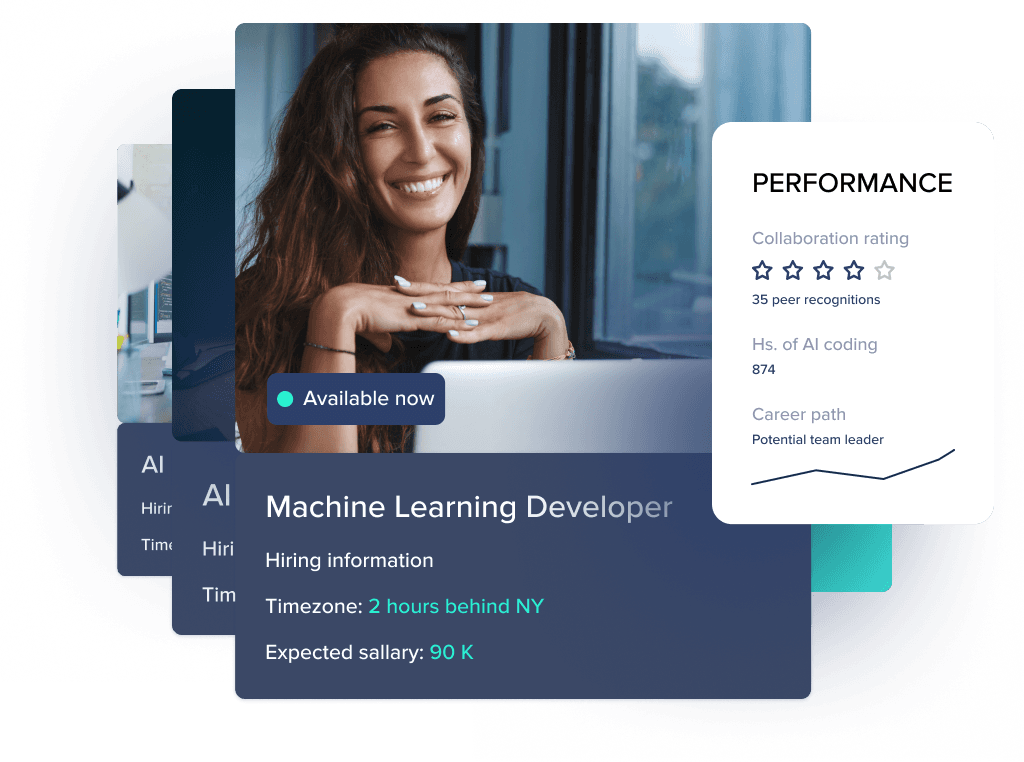 Tell us the skills you need, and get AI talent in less than 48hs.